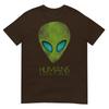 Alien Funny Huunisexs Arent Real Cute Ufo Gift TShirt