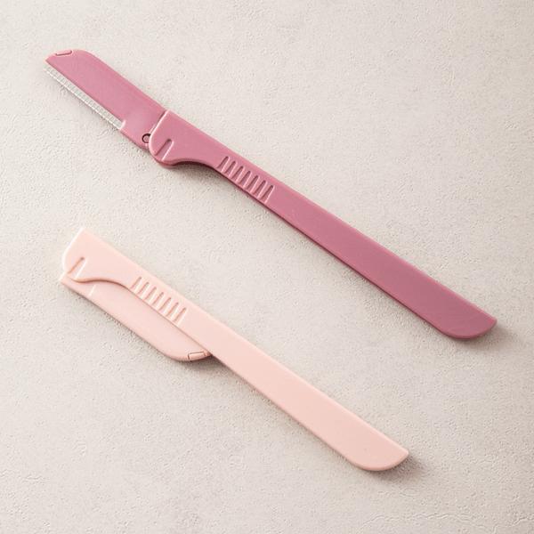 2 складные бритвы для бровей