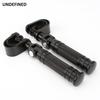 Motorcycle Pegs Black 25mm 32mm Crash Bar Highway Footpegs Footrests Clamp O-Ring Mount for Harley Kawasaki Honda Suzuki