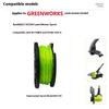 Замена шпули для триммера Ryobi Rac143 36V 20 футов Автоподача Аккумуляторная катушка с леской для сорняков