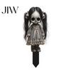Weather Resistant Yard Decor Halloween Scarecrow Garden Stake, 2D Flat Creepy Zombie Ornament, Spooky Doll Landscape Decoration, Scary Art Sign