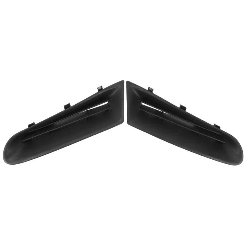Решетка переднего бампера автомобиля для Renault Clio MK3 2005-2009 противотуманные фары открытая вентиляционная решетка впускной противотуманный фонарь крышка фары 7701208684