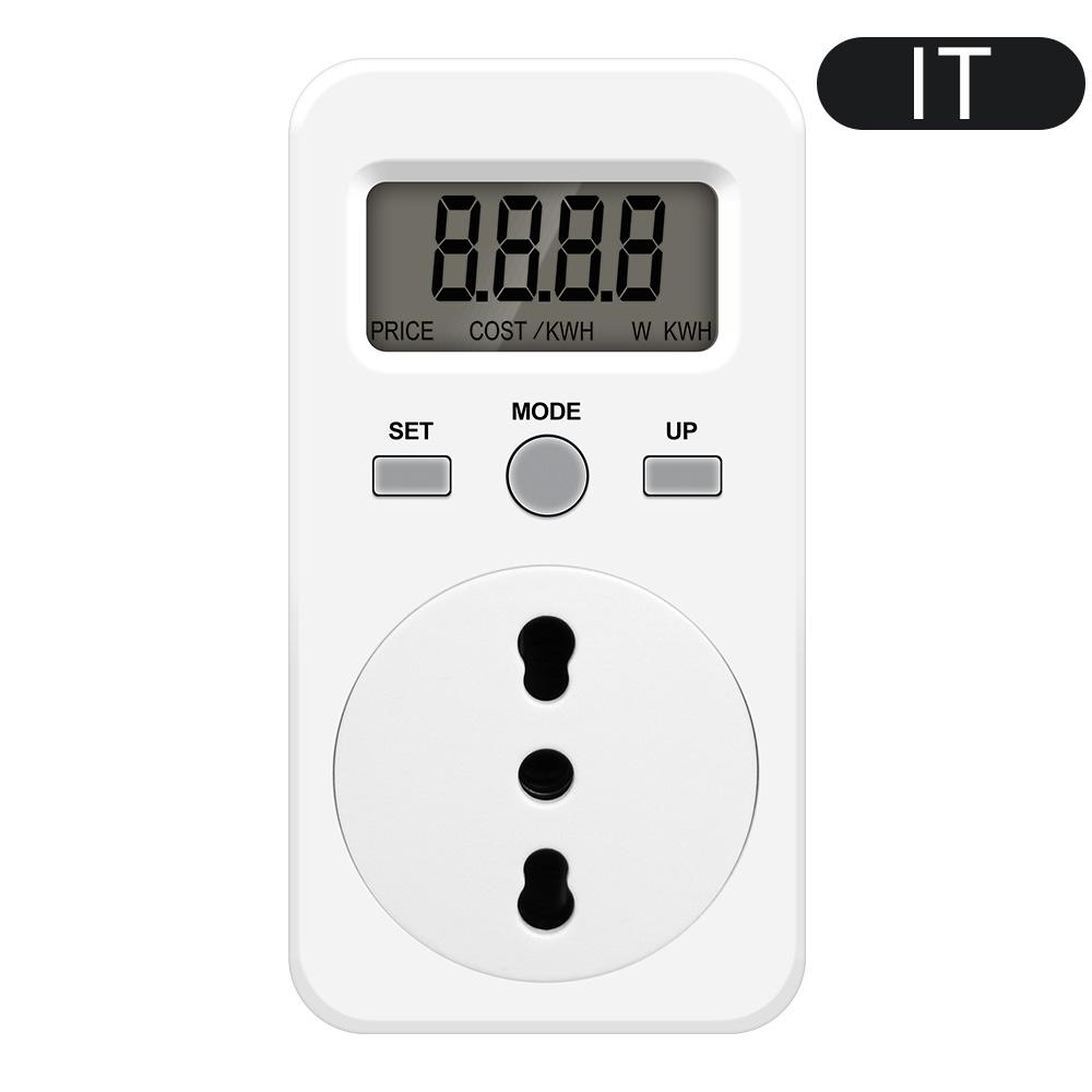 230V 16A Digital Power Meter Energy Meter Wattmeter Electricity Test Measuring LCD Socket  EU UK AU US BR FR IT TH Plug Optional