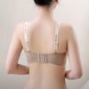 Lingerie Female Small Breasts Gathered Large Anti-sagging Support Stand Up Without Traces of Non-steel Ring Back Bra