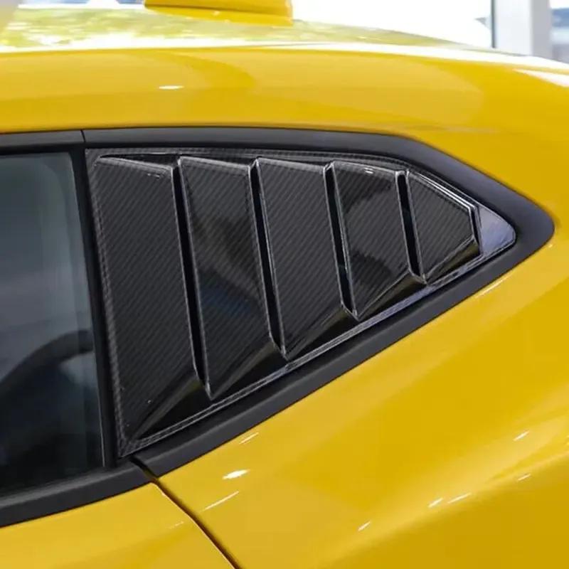 Для Chevy Camaro 2016 2017 2018 Автомобильная задняя боковая вентиляционная решетка на окно, четверть, жалюзи, заслонка, накладка, АБС