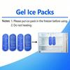 1-4Pcs Reusable Insulin Gel Ice Bag Cooling Bag Portable Cold Gel Ice Pack Protector Pill Refrigerate Ice Pack Cooler Travel C