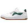 Li Ning Tian Ji Synthetic Leather Suede Slip Resistant Shock Absorbing Durable Breathable Low Top Skate Shoes Men Sneakers White Green AGCP299-6