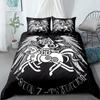 Bedding Set King Queen Double Full Twin Single Size Mythology Symbols Runes Bed Linen Set