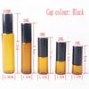 Hot Sale Portable Home&Living Perfume Roller Ball Empty Essential Oil Bottle Amber Container