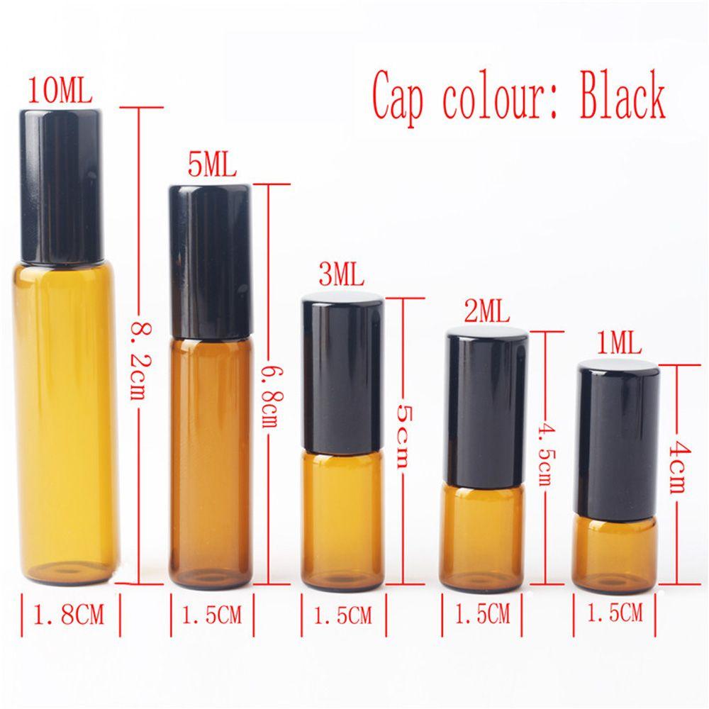Hot Sale Portable Home&Living Perfume Roller Ball Empty Essential Oil Bottle Amber Container