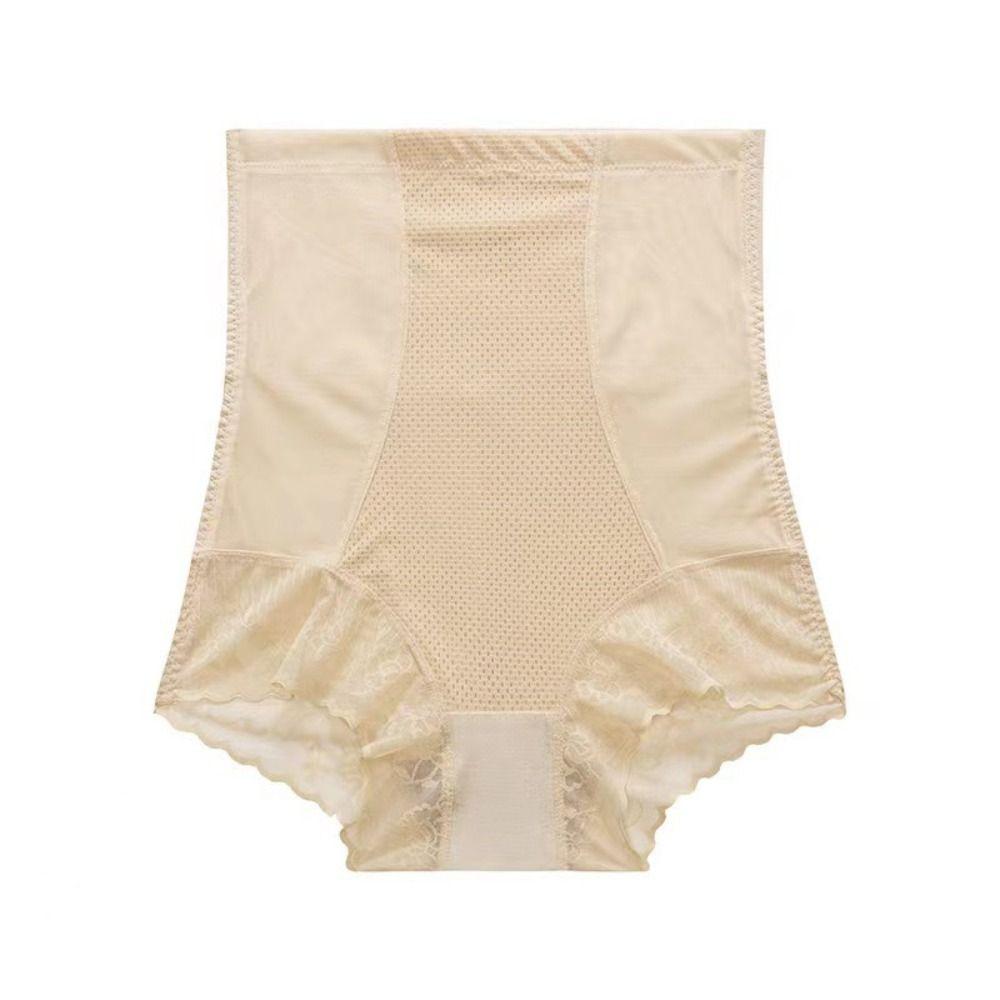 Lace Flower Postpartum Panties High Waist Slim Seamless Underwear Breathable Hip Lift Shaper Women