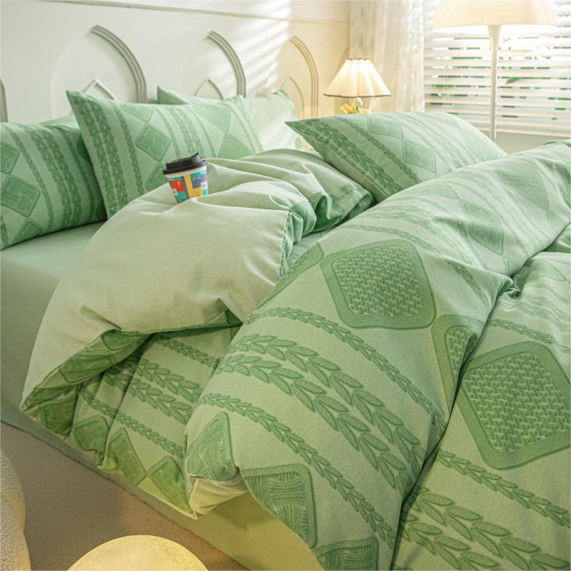 Утолщенный комплект из четырех предметов, пододеяльник, простыня, комплект из трех предметов для односпальной кровати в общежитии