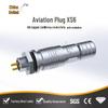 Авиационный штекер Central Link XS6, Push-Pull, самоблокирующийся, позолоченный разъем (Варианты на 2/3/4/5 контактов)