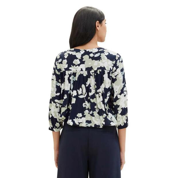 Tom Tailor Printed V-Neck Blouse