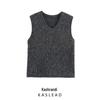 2025 Spring Women's European & American Style Sequin Sweetheart Knit Pullover Vest