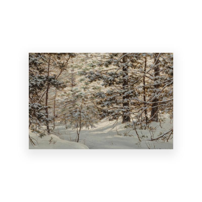 Рождественская галерея настенных художественных принтов, деревенская зимняя масляная живопись, холст, постер, праздничные декоративные настенные картины, декор стен в стиле фермерского дома