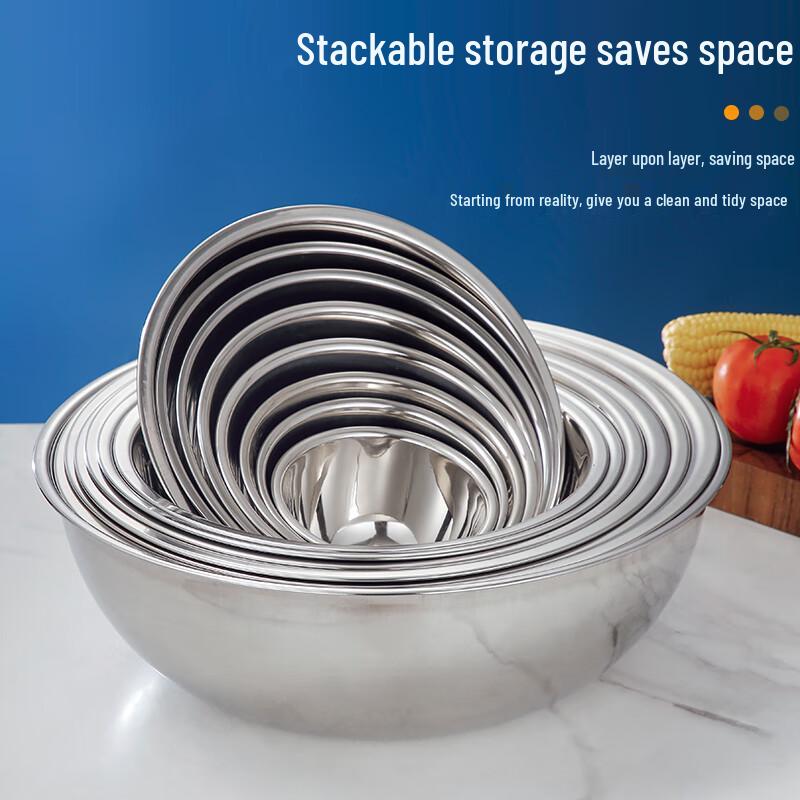 Cmaos 50 см Миска для смешивания из нержавеющей стали