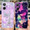 Мягкий чехол для Realme 10 2022 Case RMX3630 Цветочный леопардовый принт Прозрачная задняя крышка Coque для Realme 10 Pro+ Pro Plus Мягкий силикон