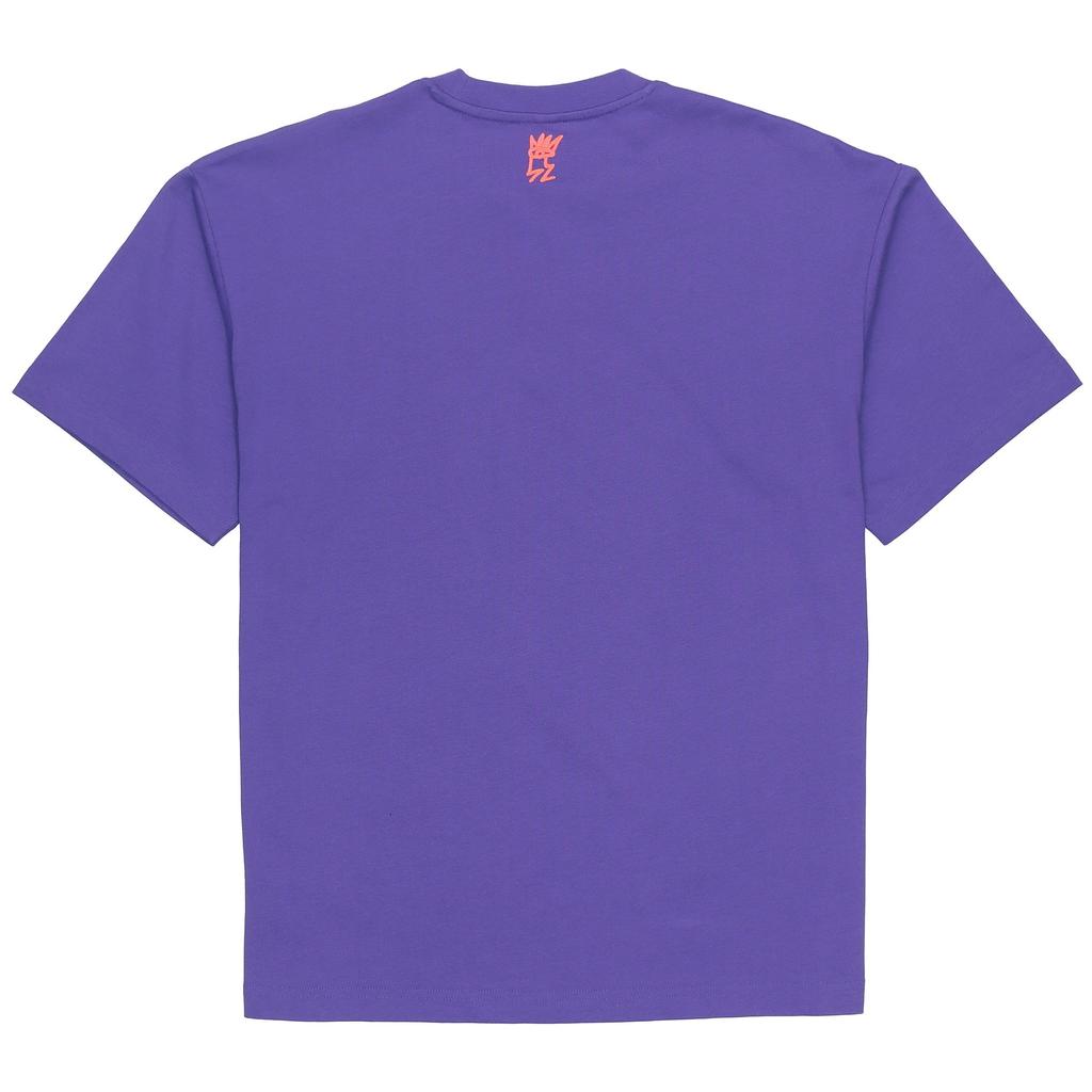 adidas originals Large Logo Alphabet Round Neck Casual Sports Short Sleeve Couple Style Purple Men's HC3077