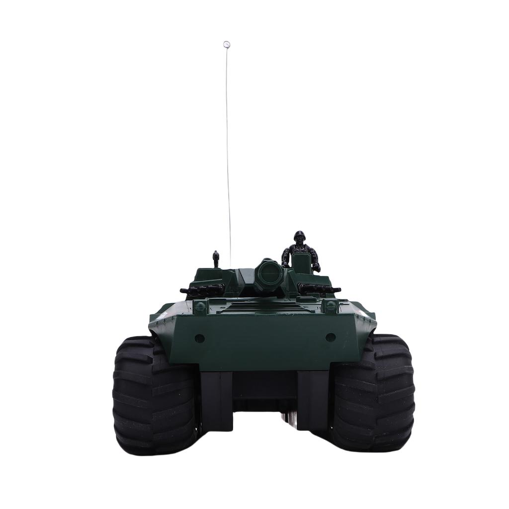 8WD RC Tank Toy, 1 32 Scale 2.4Ghz Amphibious All Terrain Remote Control Vehicle, 360 Degrees  Rotating Crawler Car for