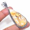 Brecciated Mookaite Handmade 925 Sterling Silver Jewelry Pendant 2.68" N6H86