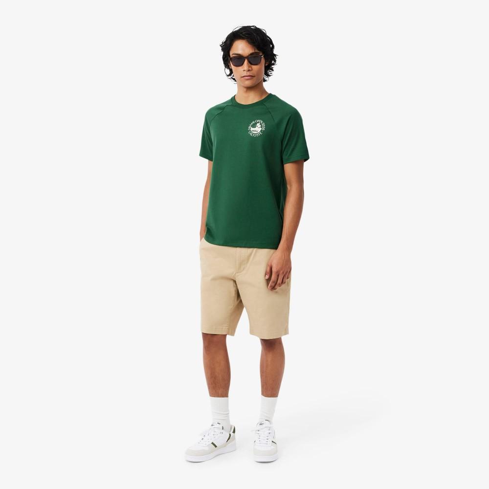 [lacoste] Men's Miami Open Raglan Short-Sleeve T-shirt TH0432-56G132