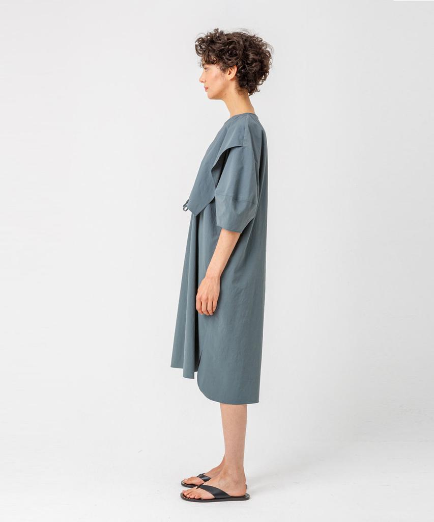 Page Flap Point Dress_Khaki