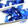 Natural Blue Tanzanite Loose Gemstone Trillion Shape 8 ct for Jewelry Making and Gem Collections