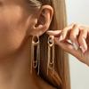Ingemark Творческие серьги-подвески со змеиной цепочкой и кисточками для женщин, свадебные, для невесты, серьги-гвоздики, для вечеринки в честь Нового года, повседневные украшения