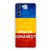 Phone Case For Samsung Galaxy S25 Edge S24 S23 FE S22 Ultra S20 S21 5G S10 Plus S10E Soft Clear Cover Romania Flag