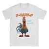 Men Funny Chicken F-CAW-F What The Heli Poultry Humor T-Shirts 100% Cotton Clothing Summer Y2K Short Sleeve T-Shirt Big Size