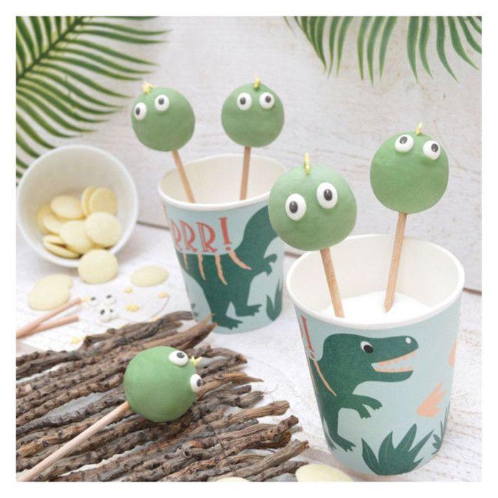 Gobelets cartonnés - SCRAP COOKING - Dino - 25 cl - Multicolore - Pour adultes