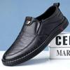 Fashion Men's Casual Shoes Handmad Business Leather Shoes Comfort Work Office Shoes for Men Moccasins Slip On Loafers Light Driving Shoe