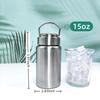 450-1500ml Stainless Steel Water Bottle Single Wall Bottle Large Capacity Big Mouth Flasks with Lid Cycling Drinkware Sports