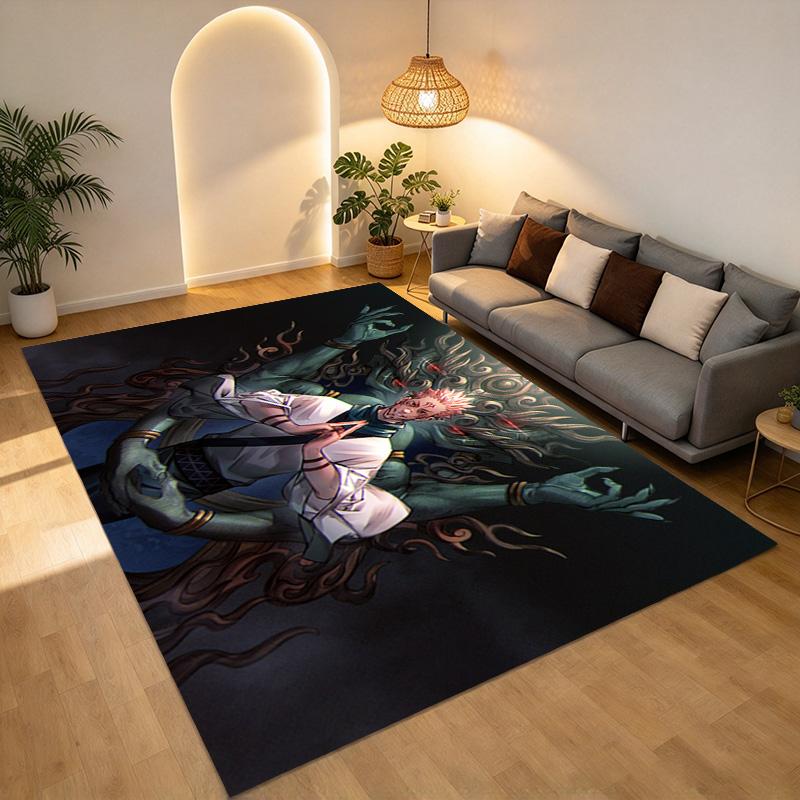Demon Worship Living Room Nonslip Area Rug Soft Carpet For Bedroom Game Playroom Sofa Office Home Decor Doormat Christmas Gift C9302393