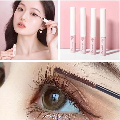 Длинную и вьющуюся тушь нелегко покрасить и удлинить, чрезвычайно тонкая натуральная тонкая кисточка.