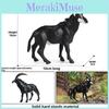 Animal Simulated Wild Antelope Elk Horned Horse Model Ornament Toy Children