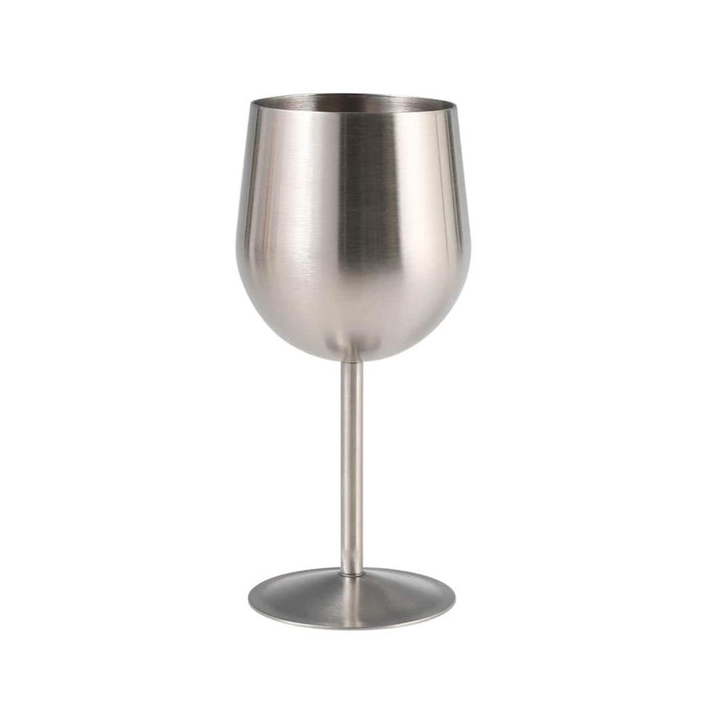 Dulton Wine Glass Stainless Steel Expressive Wine Glass That Is Not Bound by Time or Place Height 180mm 350ml 74mm Capacity M-0519ST