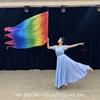 Multicolor Belly Dance Accessories Props Scalable Rods Colorful Scarves Flag  Dance Performance