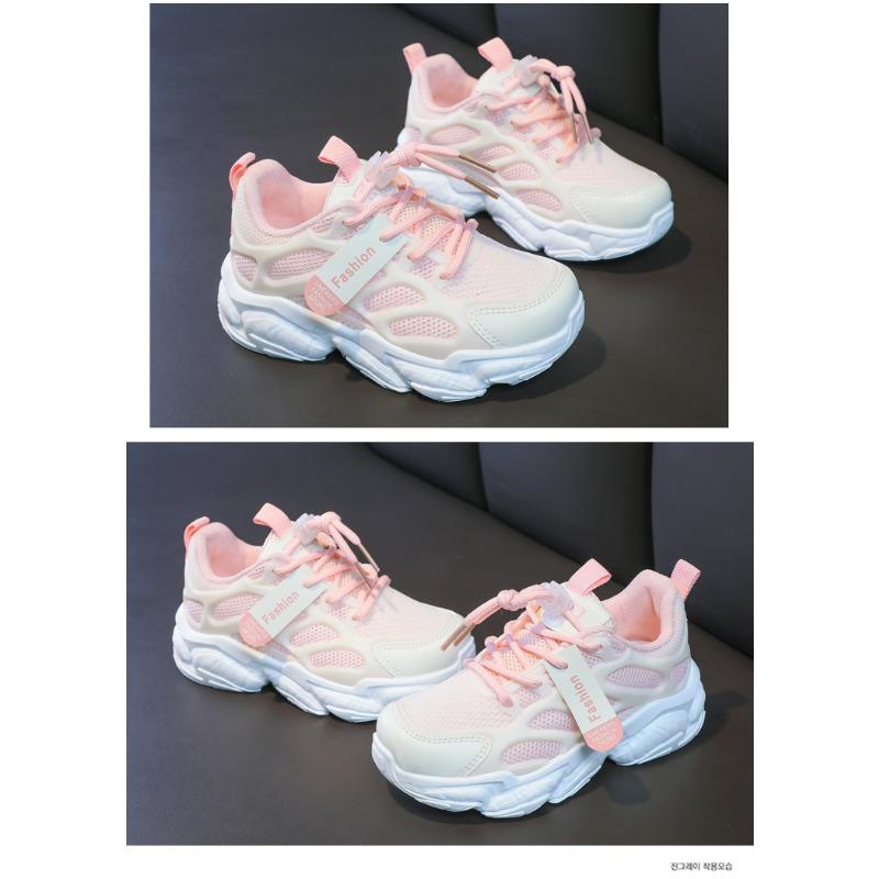 Детские кроссовки Обувь для папы для девочек Летняя новая детская обувь Летняя дышащая сетчатая обувь для мальчиков Детская обувь