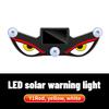 2026 Newest LED Dynamic Expression Neon Light Car Solar Devil Eye Light Car Rear Window Anti-Rear-End Warning Light