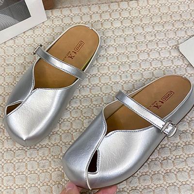 Новые шлепанцы на толстой подошве от обуви Баотоу можно носить на одной ноге