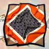 70cm Square Silk Scarf Women Thin Lightweight Korean Style Neck Wrap Fashion Accessory