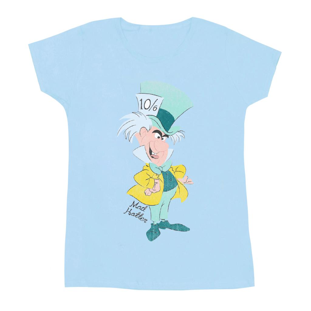 Disney Womens/Ladies Classic Mad Hatter Cotton T-Shirt