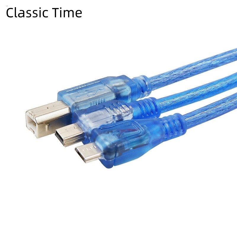 Мини / Микро / Квадратный USB-кабель для Arduino для UNO R3, Mega 2560, Nano, Due R3, Leonardo, Pro micro, Pro Mini Board 30СМ