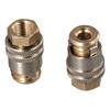 2pcs Car Accessories Parts 1/4"NPT Lock Brass Tire Compressor For Car