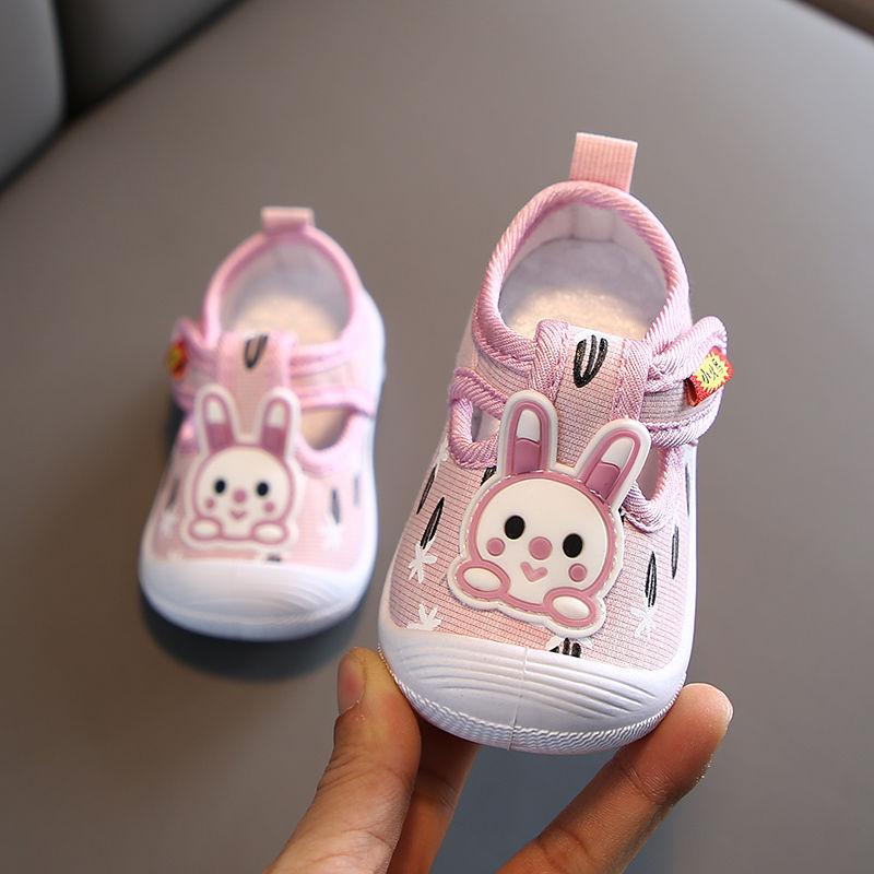 Spring and Summer Baby Shoes for Girls, Walking Shoes, Baby Shoes, Soft-soled Shoes, Cloth Sandals, and Princess Shoes