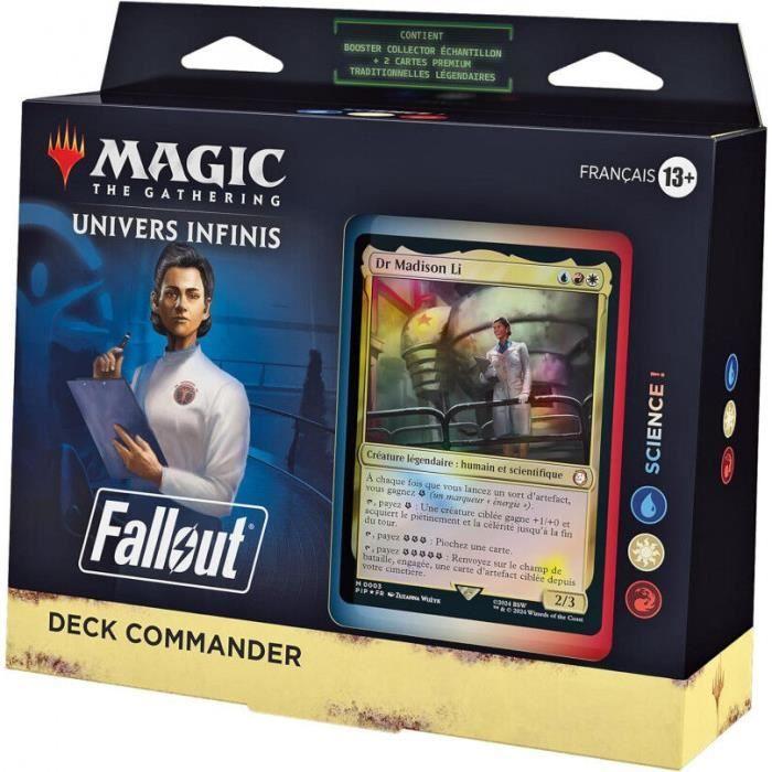 Jeu de cartes - Magic The Gathering - Deck Commander - Fallout - 100 cartes - 3 à 5 joueurs - Science