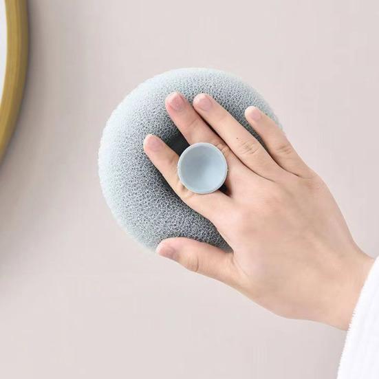 Подсолнух Присоска Губка для ванны Глубокое отшелушивание Массаж Уход за кожей Губка для ванны Пенообразователь для геля для душа