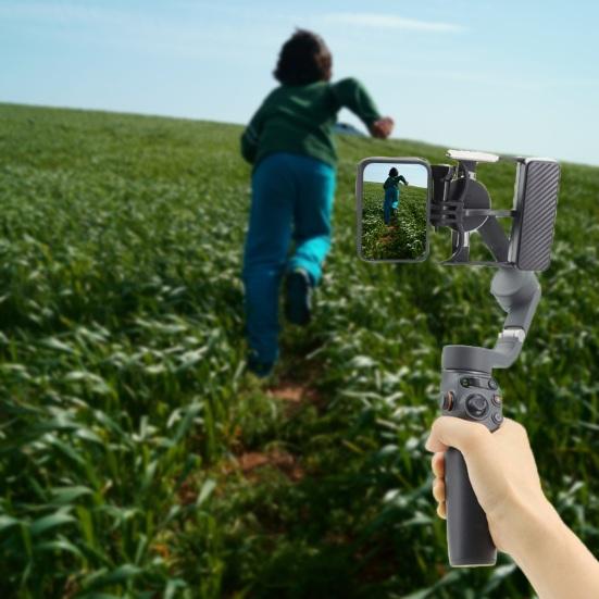 Адаптер карданного подвеса С легкостью снимайте творческие снимки Горизонтальный вертикальный адаптер со свободным переключением для OSMO 6/5/4/3 для GoPro Action 4